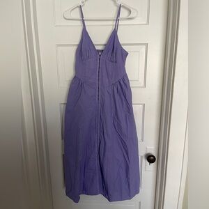 NWT Urban Outfitters Lilac Lavender front clasp corset dress
